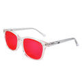 Blue Light Glasses by Sleep ZM, crystal wayfarer style, featuring blue light blocking lenses for nighttime use.