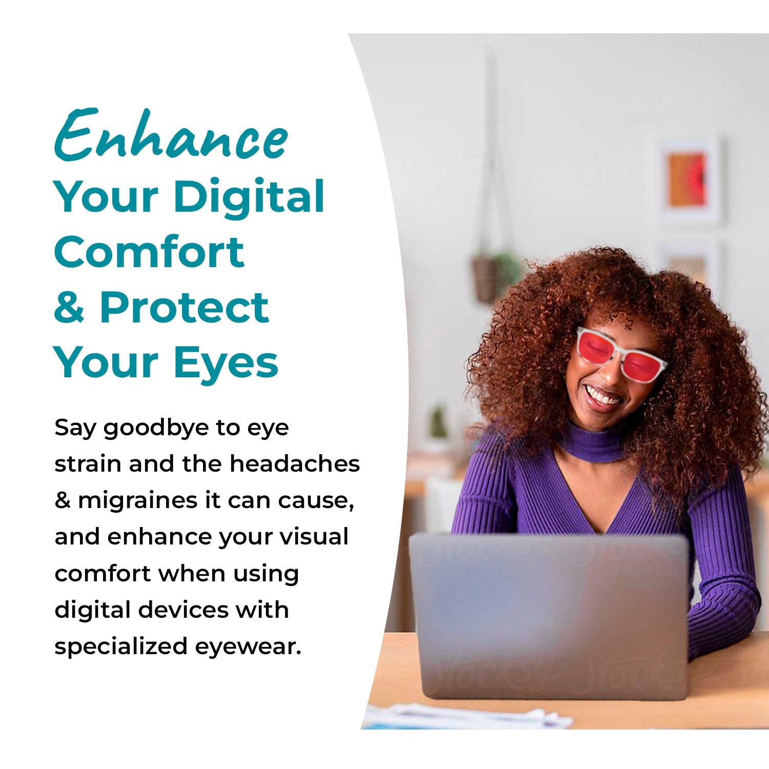 Blue Light Glasses by Sleep ZM, crystal wayfarer style with blue light blocking lenses, designed for night-time screen use.