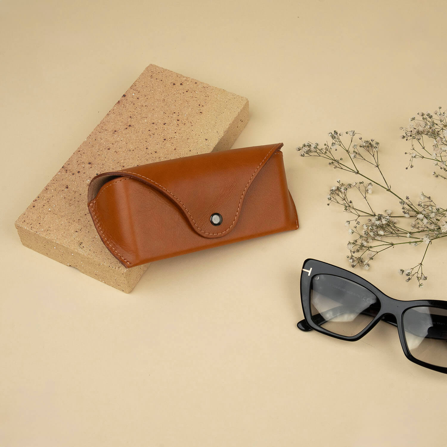 Leather Sunglasses Case