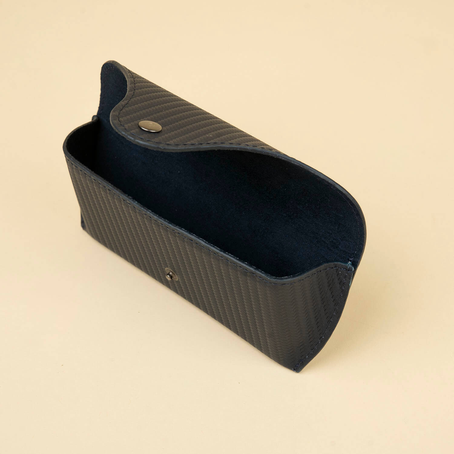 Black Leather Sunglasses Case