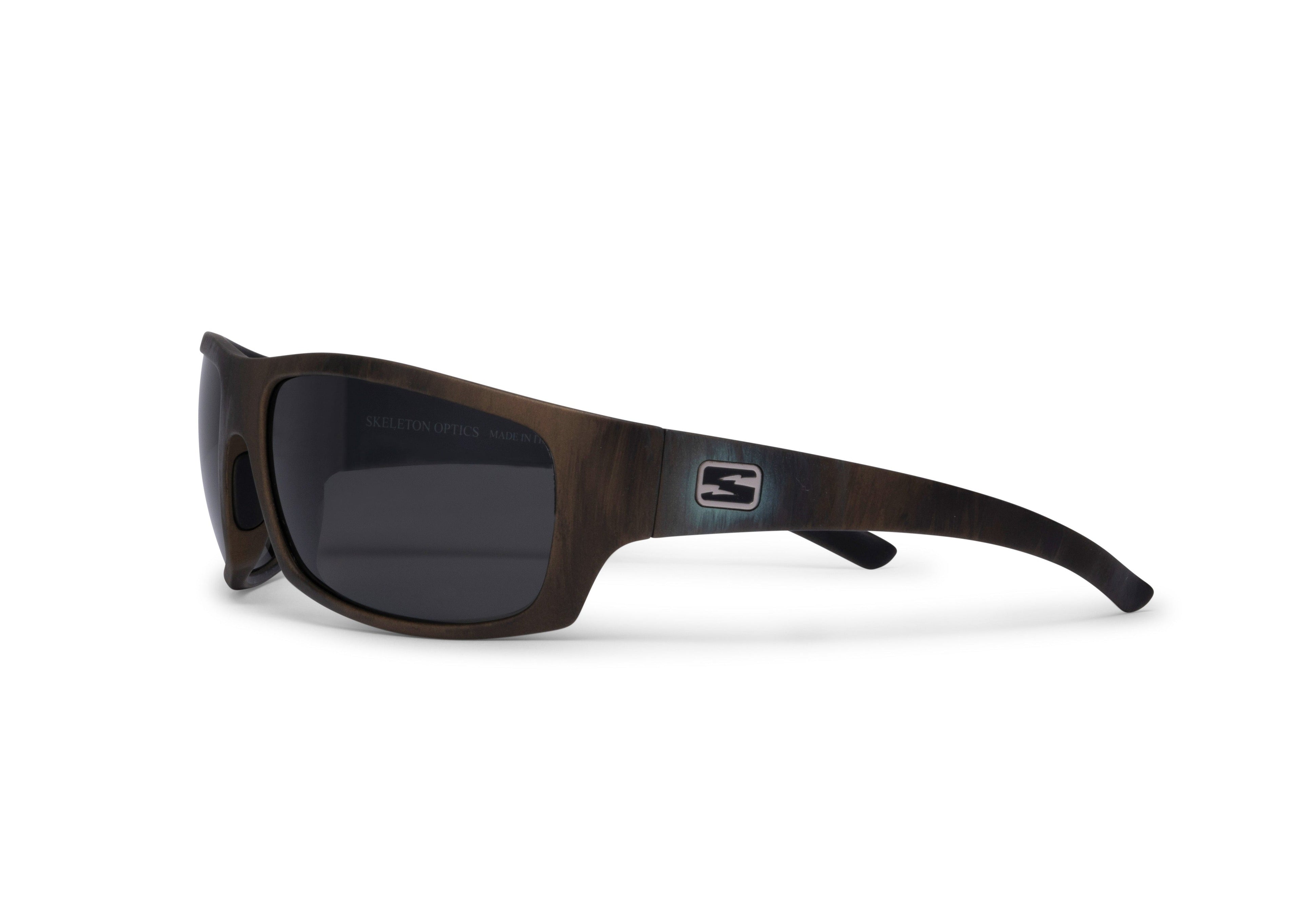 Skeleton Optics Outlaw Woodgrain Edition Polarized Sunglasses for Men & Women