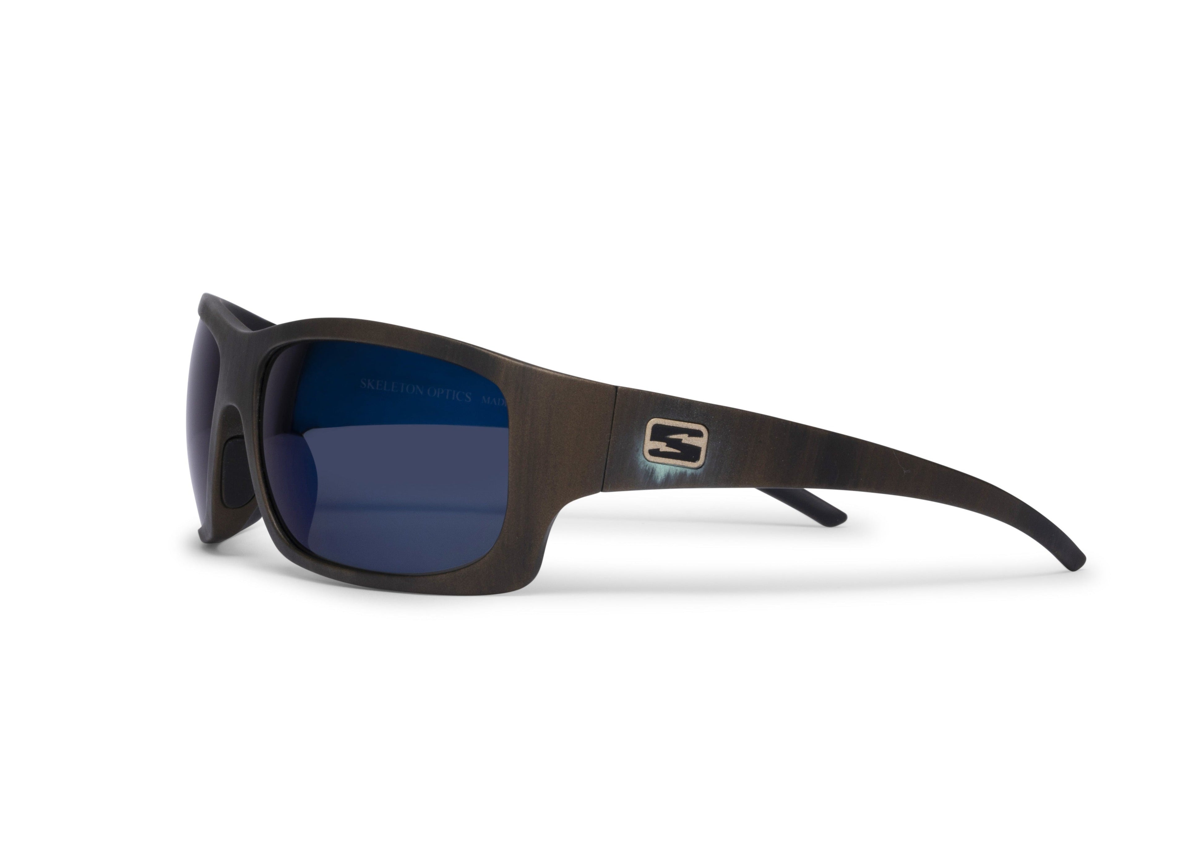 Skeleton Optics Outlaw Woodgrain Edition Polarized Sunglasses for Men & Women