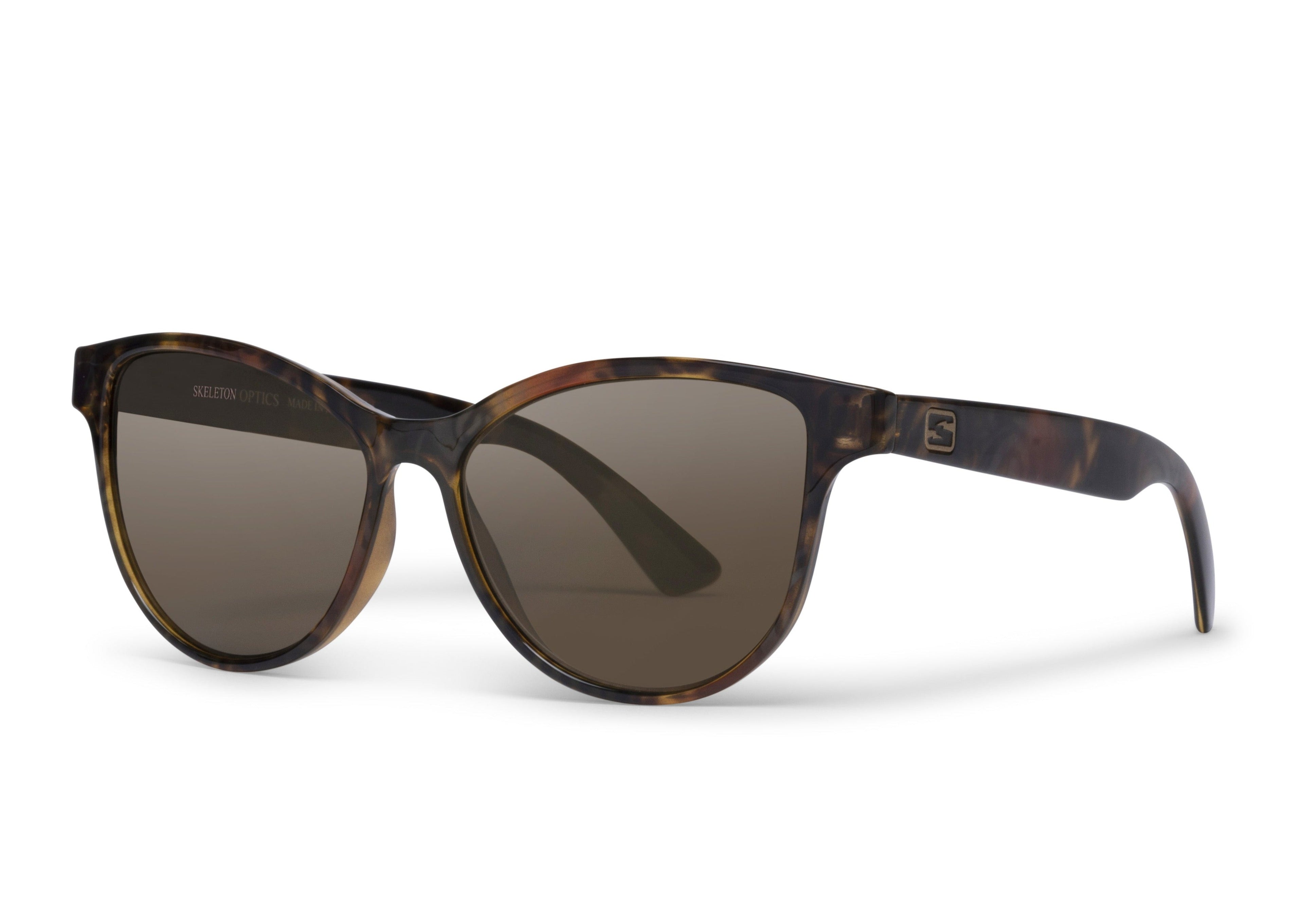 Skeleton Optics Mia Lava Verde Gloss Polarized Sunglasses for Men & Women