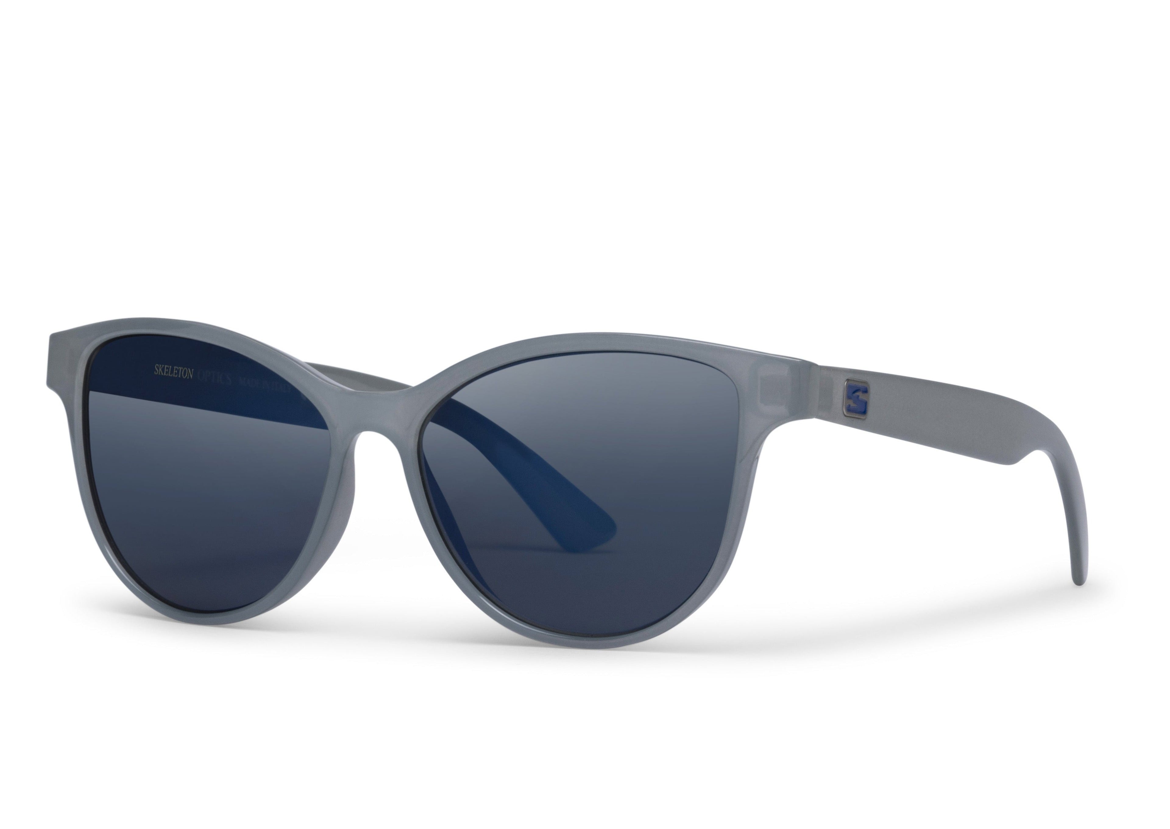 Skeleton Optics Mia Sage Translucent Gloss Polarized Sunglasses for Men & Women