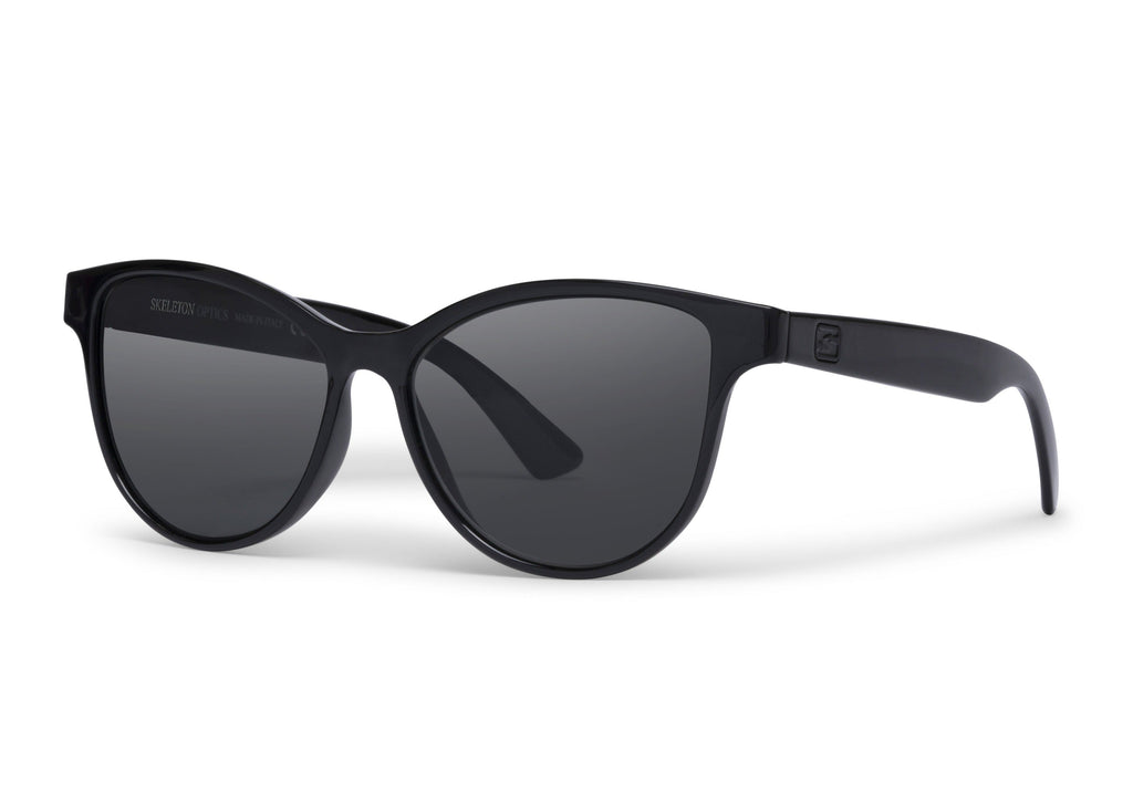 Skeleton Optics Mia Gloss Black Polarized Sunglasses for Men & Women