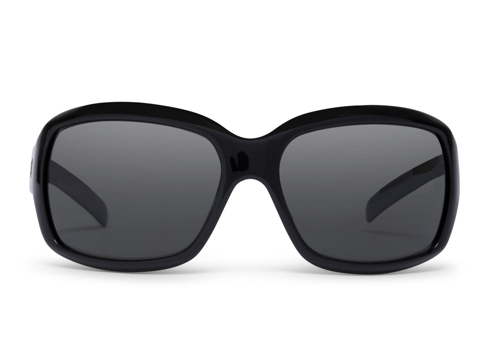 Skeleton Optics Serena Gloss Black Polarized Sunglasses for Men & Women