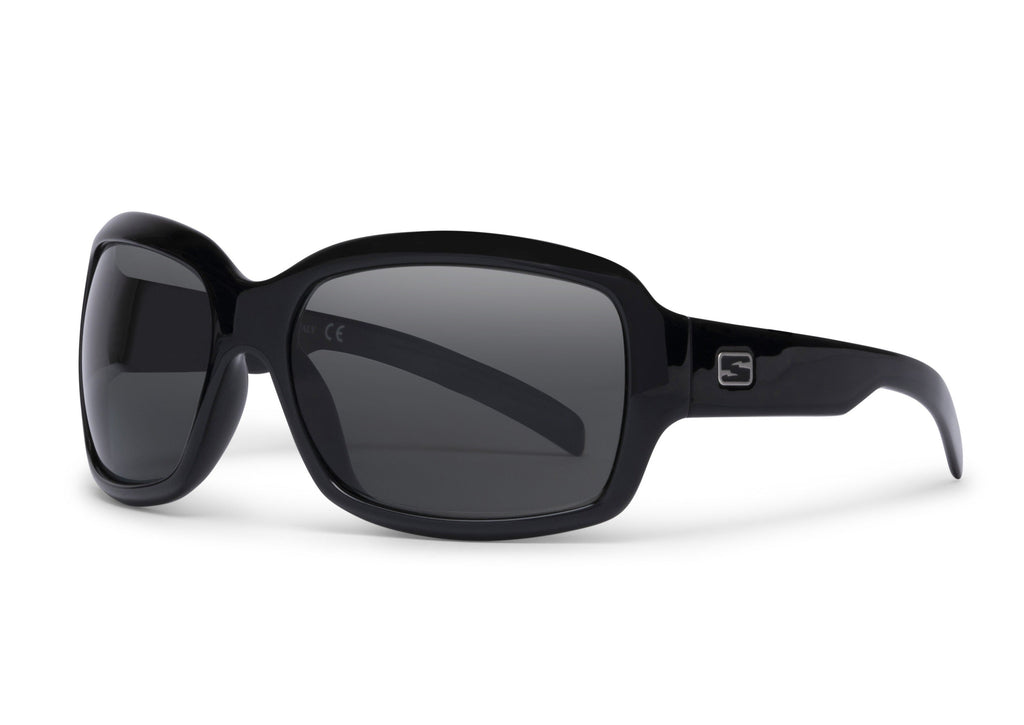 Skeleton Optics Serena Gloss Black Polarized Sunglasses for Men & Women