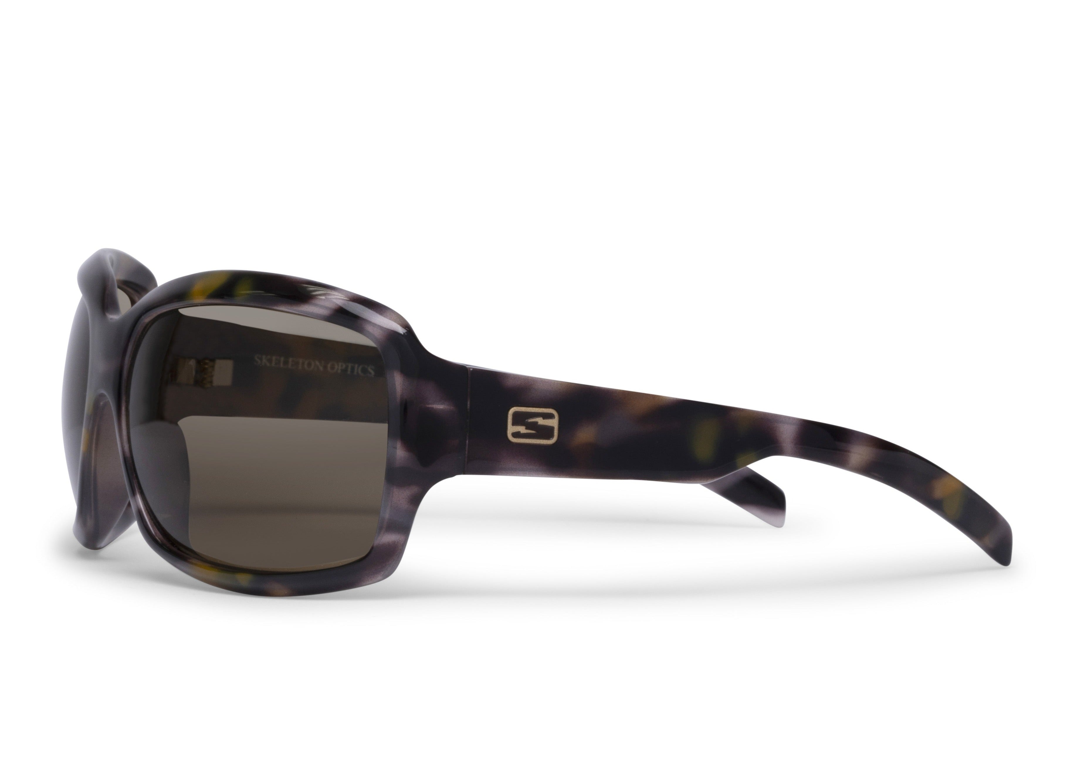 Skeleton Optics Serena Sequoia Gloss Polarized Sunglasses for Men & Women