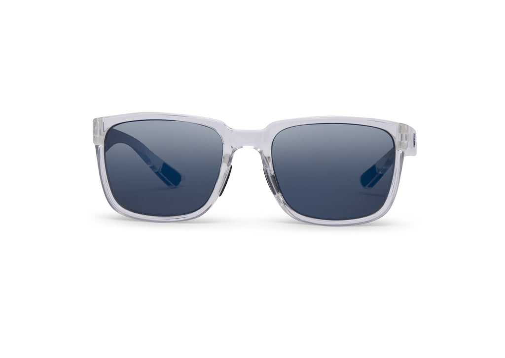 Skeleton Optics Lindsey Crystal Clear Gloss Polarized Sunglasses for Men & Women