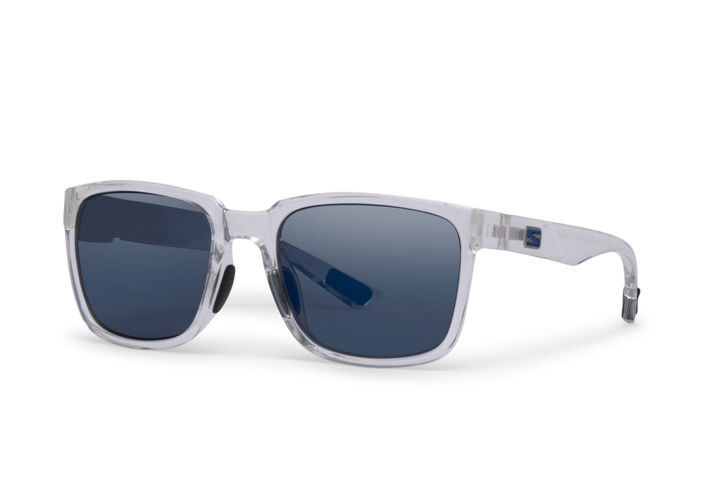 Skeleton Optics Lindsey Crystal Clear Gloss Polarized Sunglasses for Men & Women