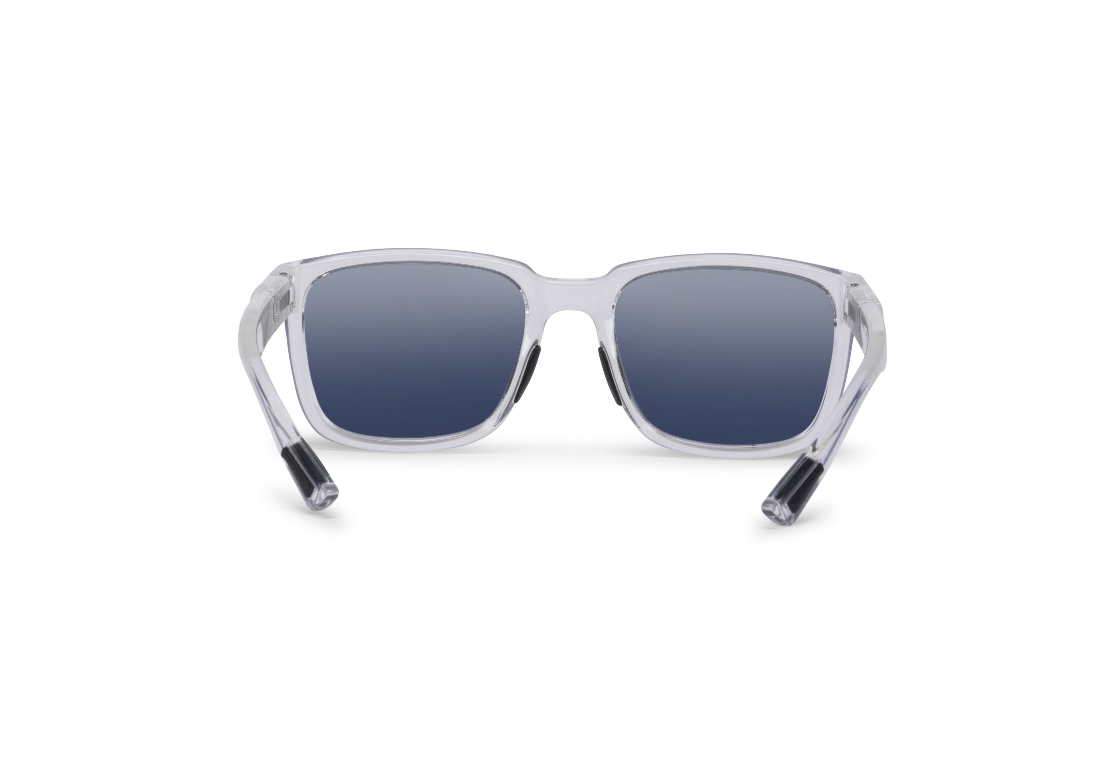Skeleton Optics Lindsey Crystal Clear Gloss Polarized Sunglasses for Men & Women