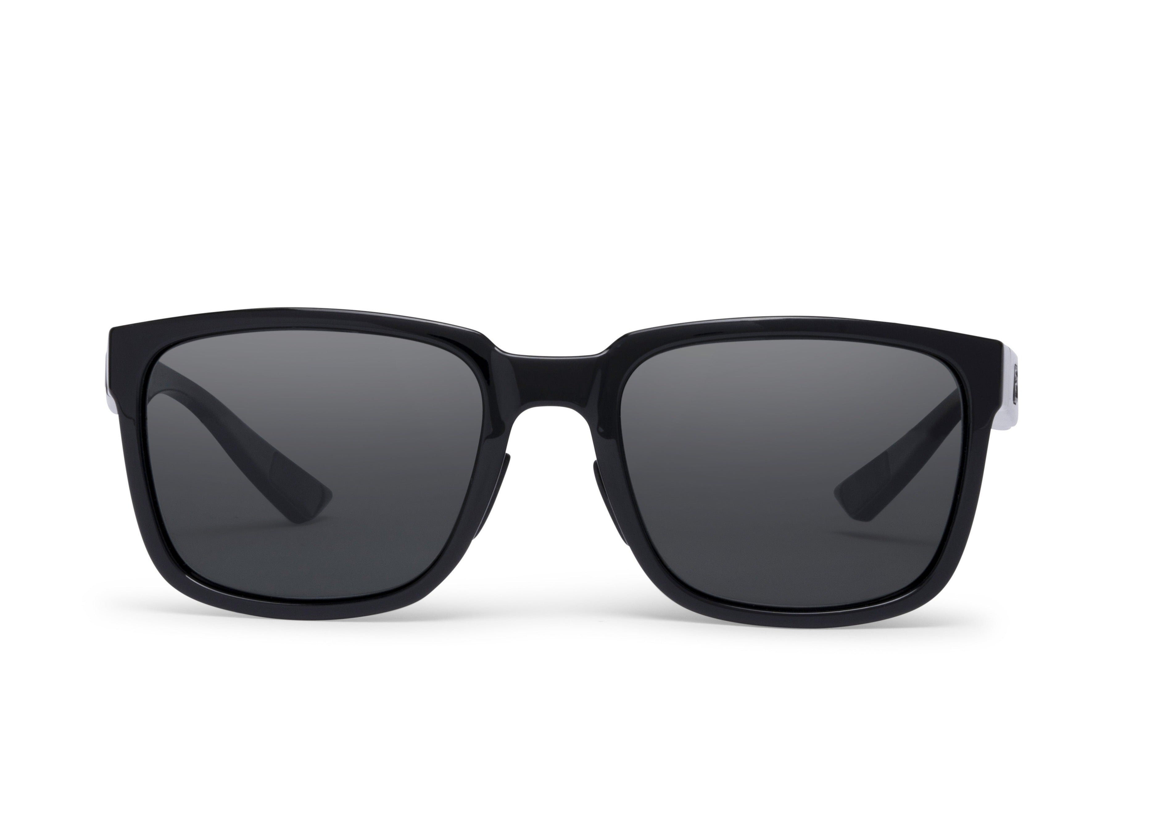 Skeleton Optics Lindsey Gloss Black Polarized Sunglasses for Men & Women