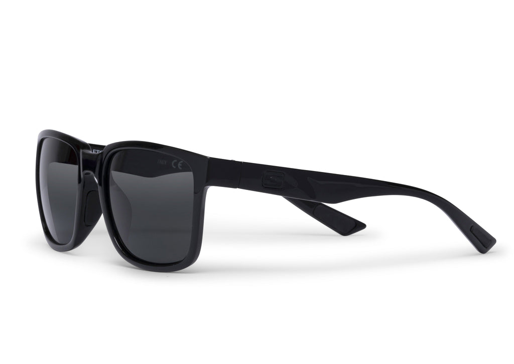 Skeleton Optics Lindsey Gloss Black Polarized Sunglasses for Men & Women