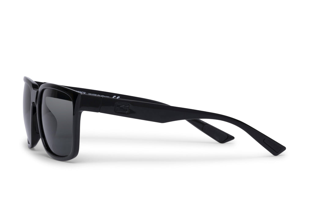 Skeleton Optics Lindsey Gloss Black Polarized Sunglasses for Men & Women