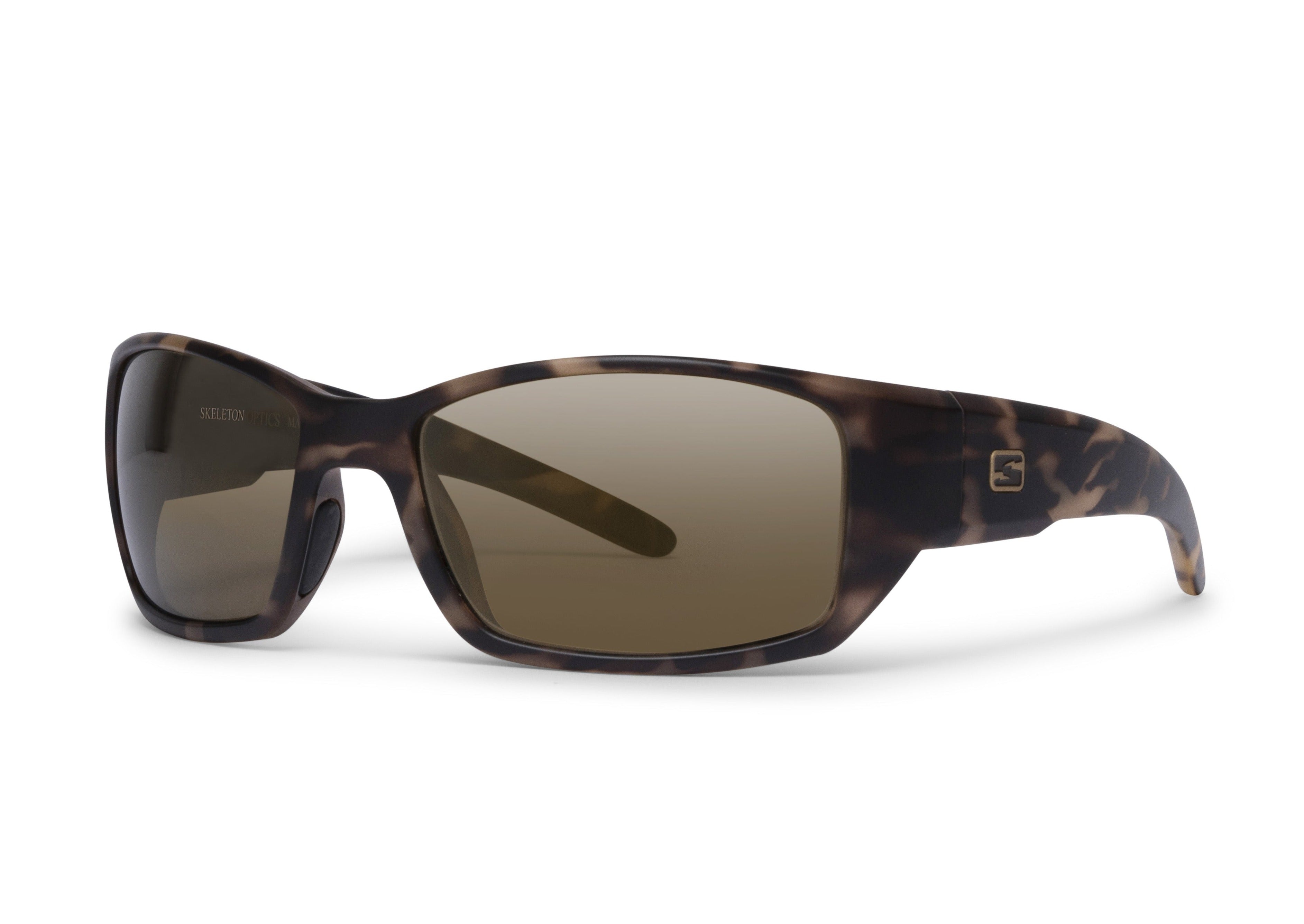 Skeleton Optics Flo Cheetah Matte Polarized Sunglasses for Men & Women
