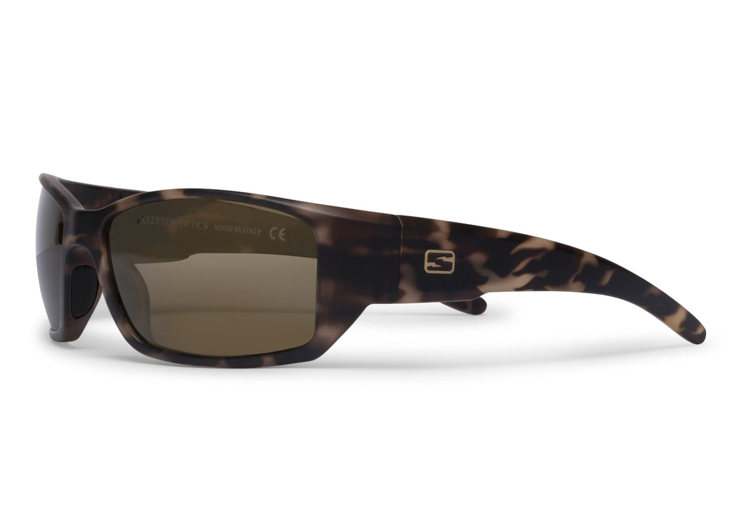 Skeleton Optics Flo Cheetah Matte Polarized Sunglasses for Men & Women