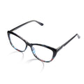 Blue Light Glasses by Sleep ZM, daytime Mystic Blue Light Computer Glasses with blue-tinted lenses for screen protection.