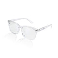 Blue Light Glasses by Sleep ZM, daytime wayfarer style with crystal frames designed for computer use, reducing blue light exposure.