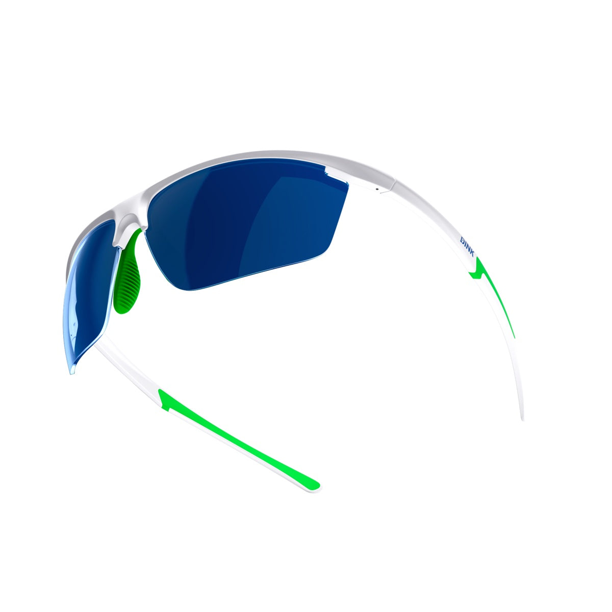 Dink Eyewear Daytona Petite Pickleball Sunglasses – White/Green