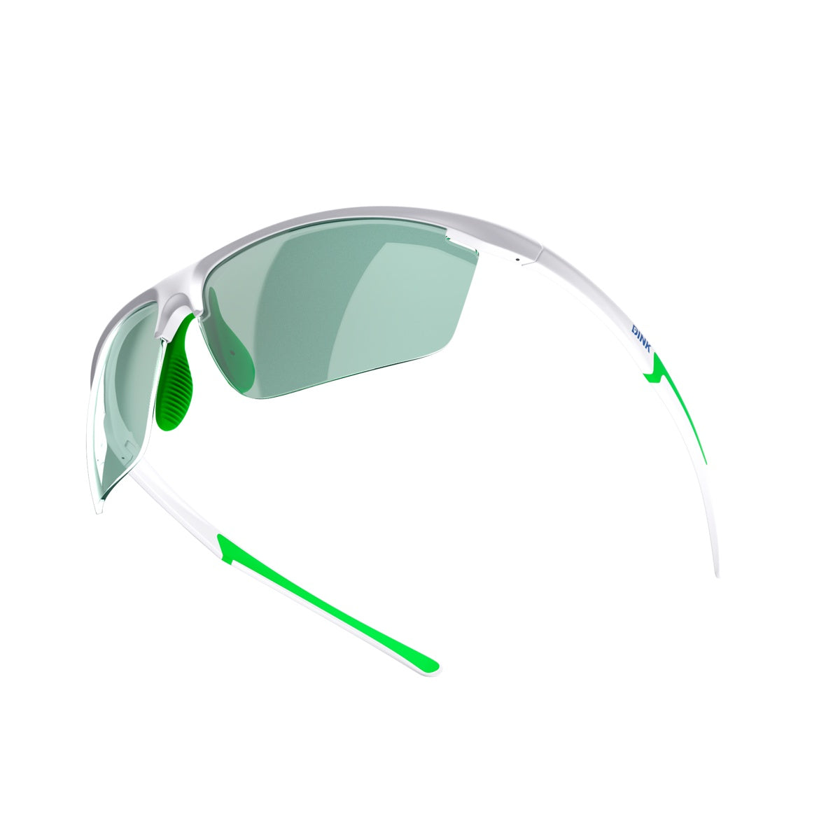 Dink Eyewear Daytona Petite Pickleball Sunglasses – White/Green