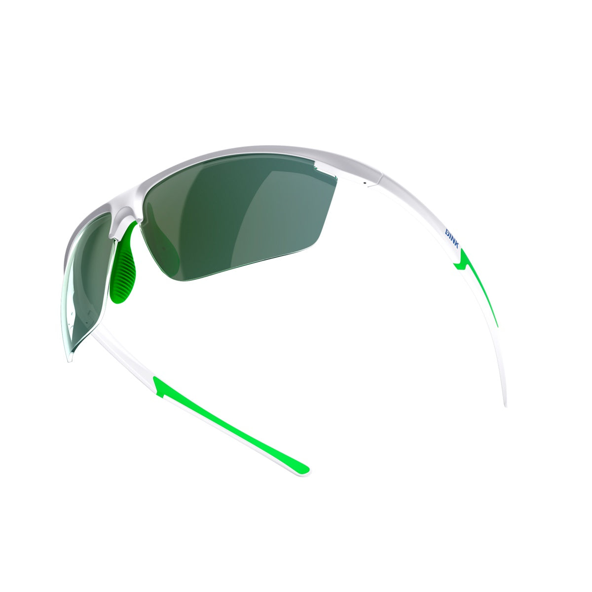 Dink Eyewear Daytona Petite Pickleball Sunglasses – White/Green