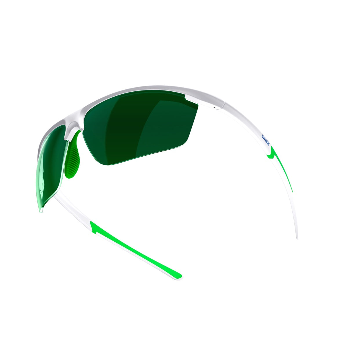 Dink Eyewear Daytona Petite Pickleball Sunglasses – White/Green