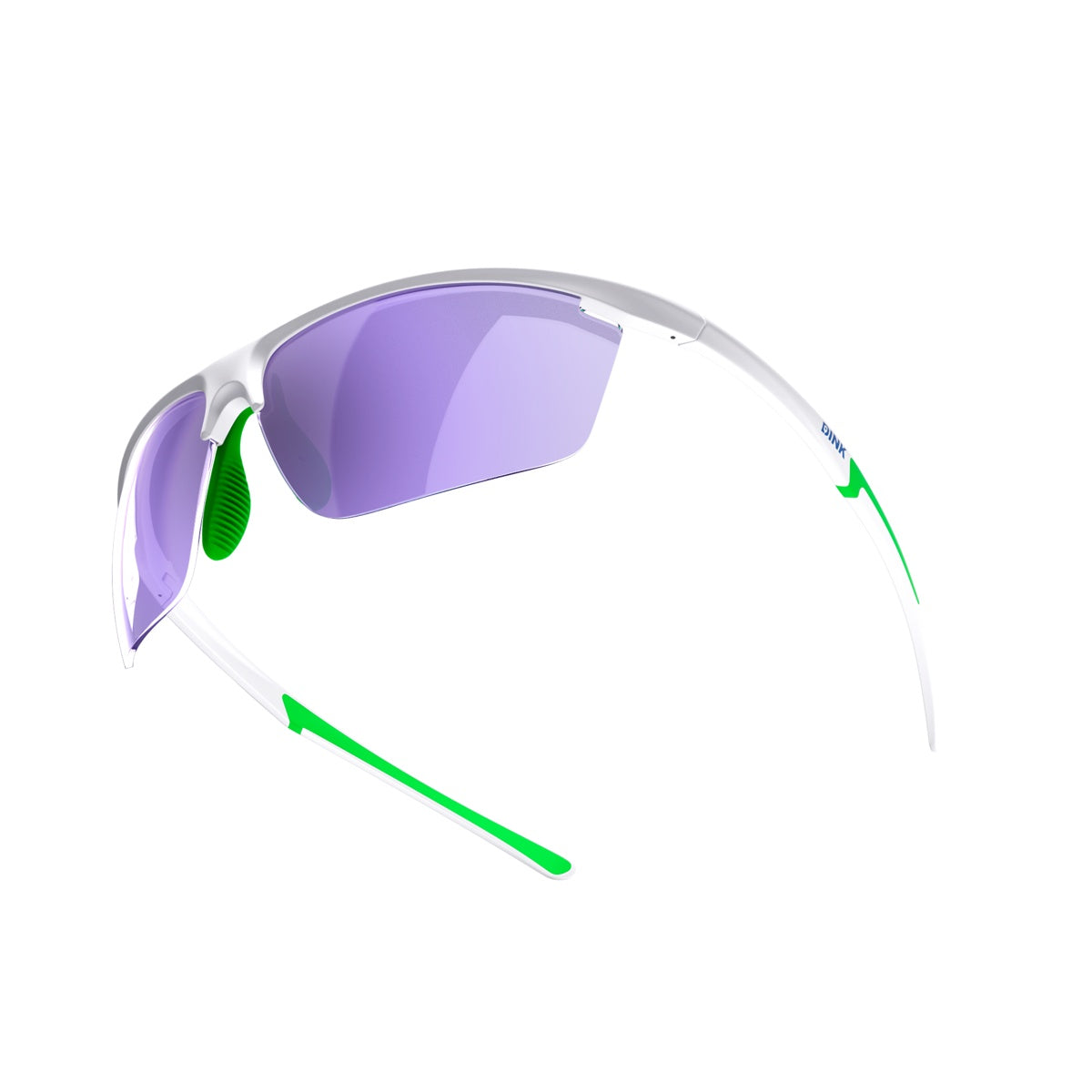 Dink Eyewear Daytona Petite Pickleball Sunglasses – White/Green