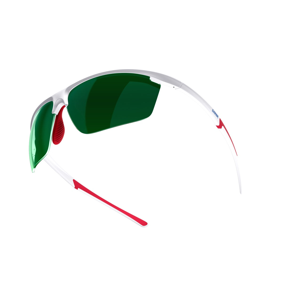 Dink Eyewear Daytona Petite Pickleball Sunglasses – White/Red