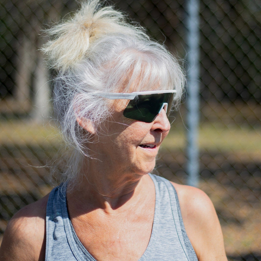 Dink Eyewear Captiva Pickleball Sunglasses – White Pearl