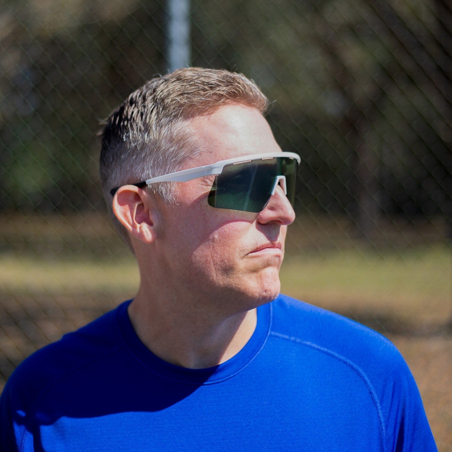 Dink Eyewear Captiva Large Pickleball Sunglasses – White Pearl