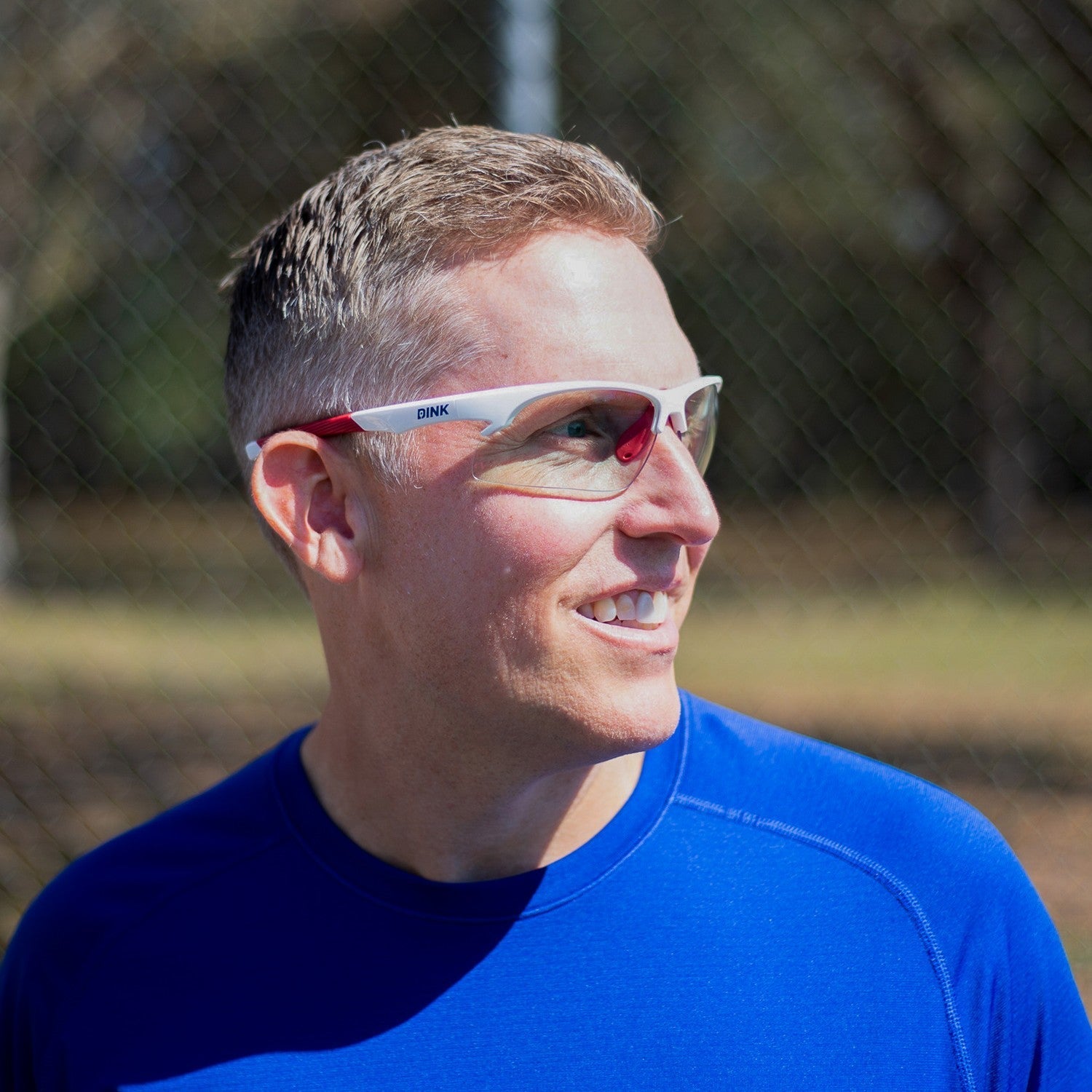 Dink Eyewear Daytona Pickleball Sunglasses – White/Red