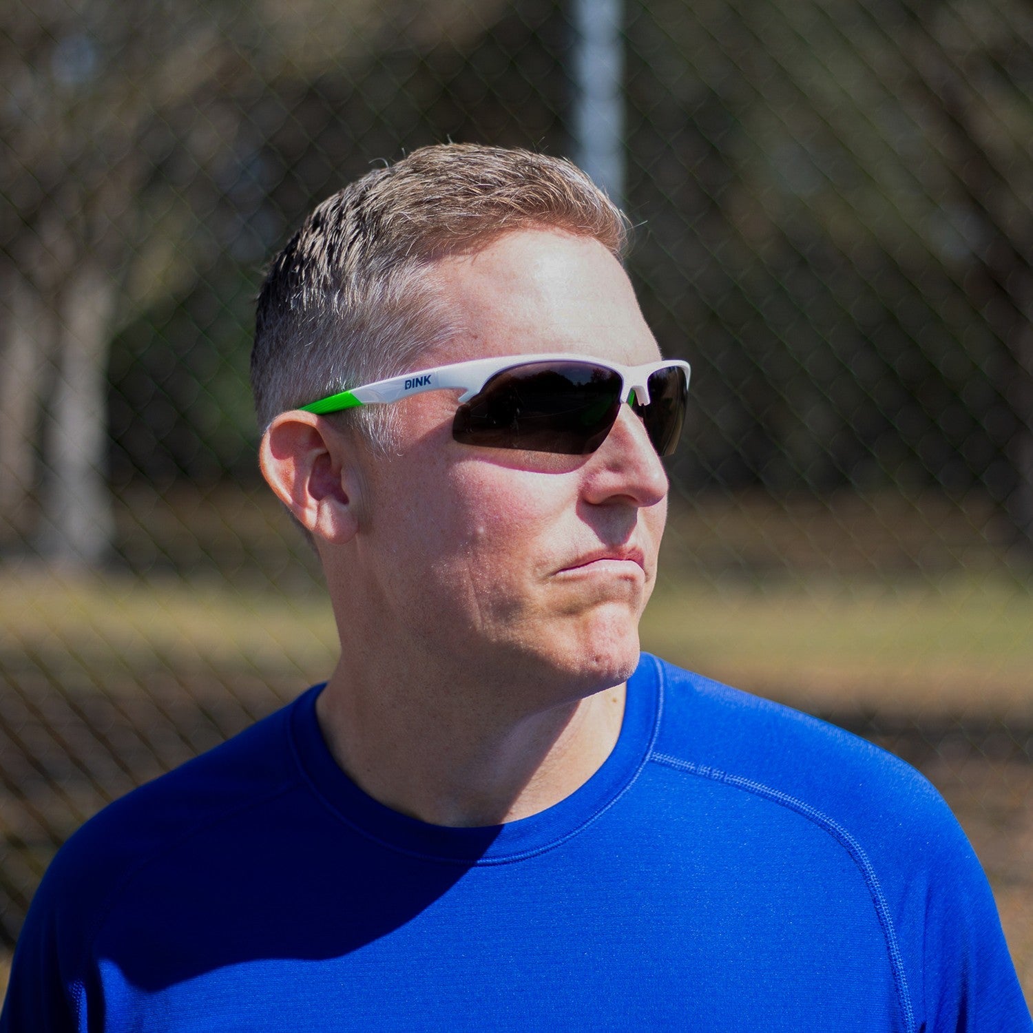 Dink Eyewear Daytona Pickleball Sunglasses – White/Green