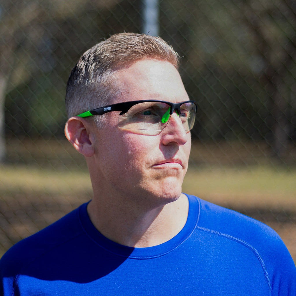 Dink Eyewear Daytona Pickleball Sunglasses – Black/Green