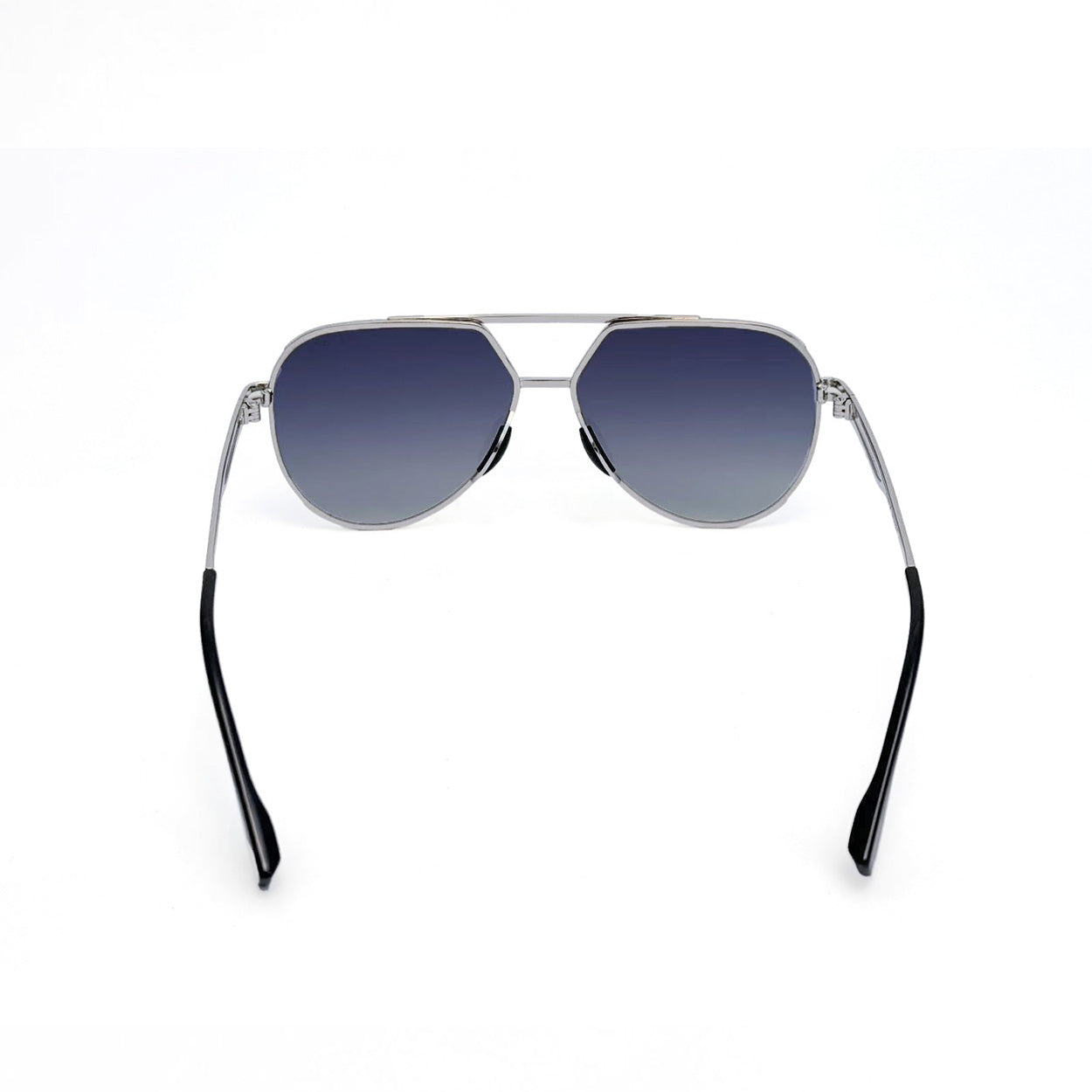 TopFoxx Untangled x Emily Rose Faded Blue Tangle-Free Aviator Sunglasses