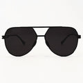 TopFoxx Untangled x Emily Rose Black Tangle-Free Aviator Sunglasses