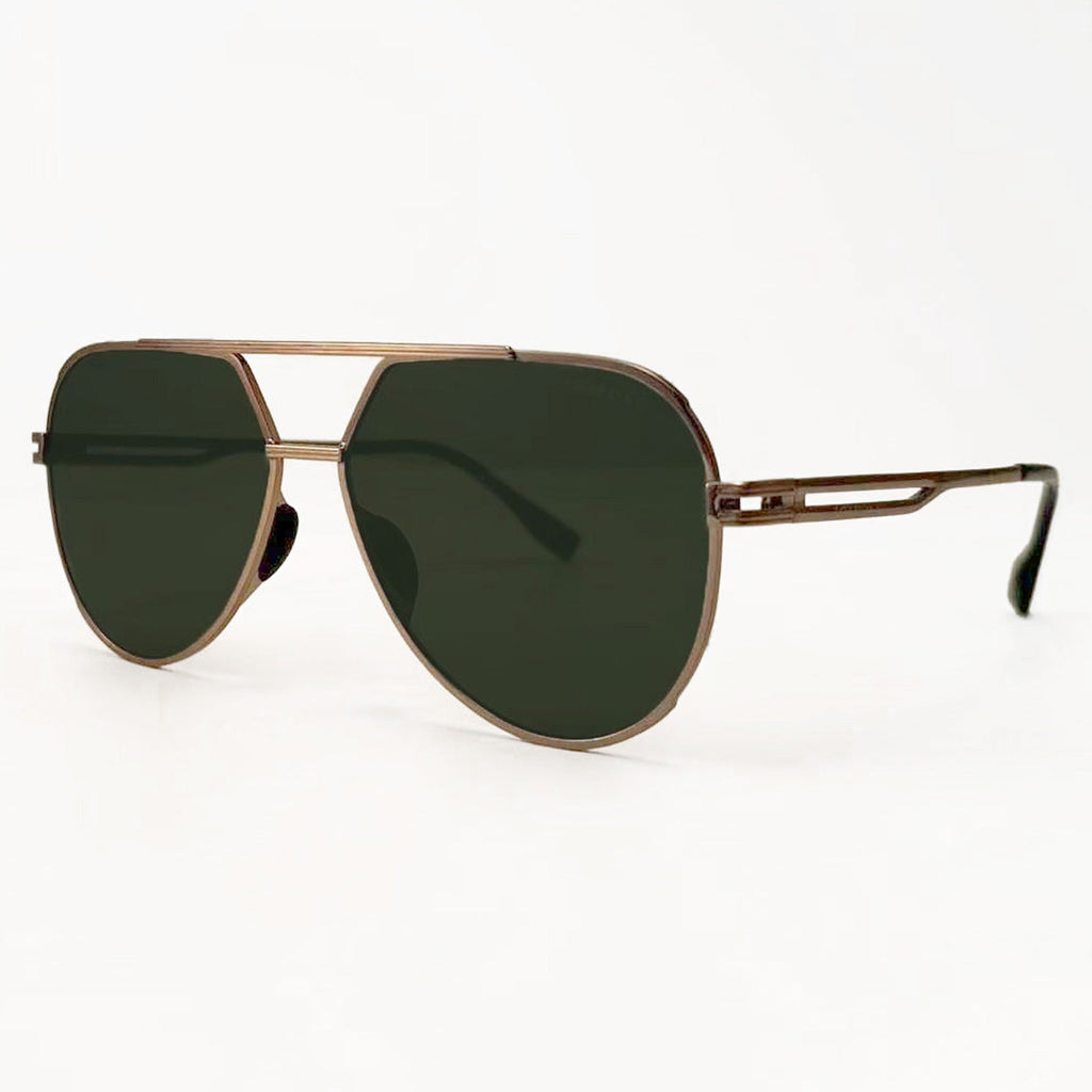 TopFoxx Untangled x Emily Olive Tangle-Free Aviator Sunglasses