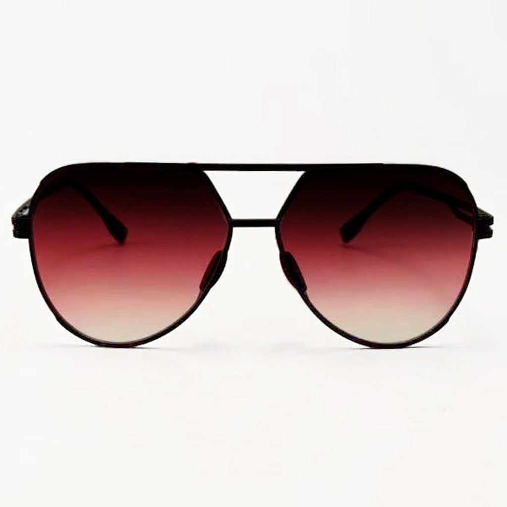 TopFoxx Untangled x Emily Ruby Tangle-Free Aviator Sunglasses