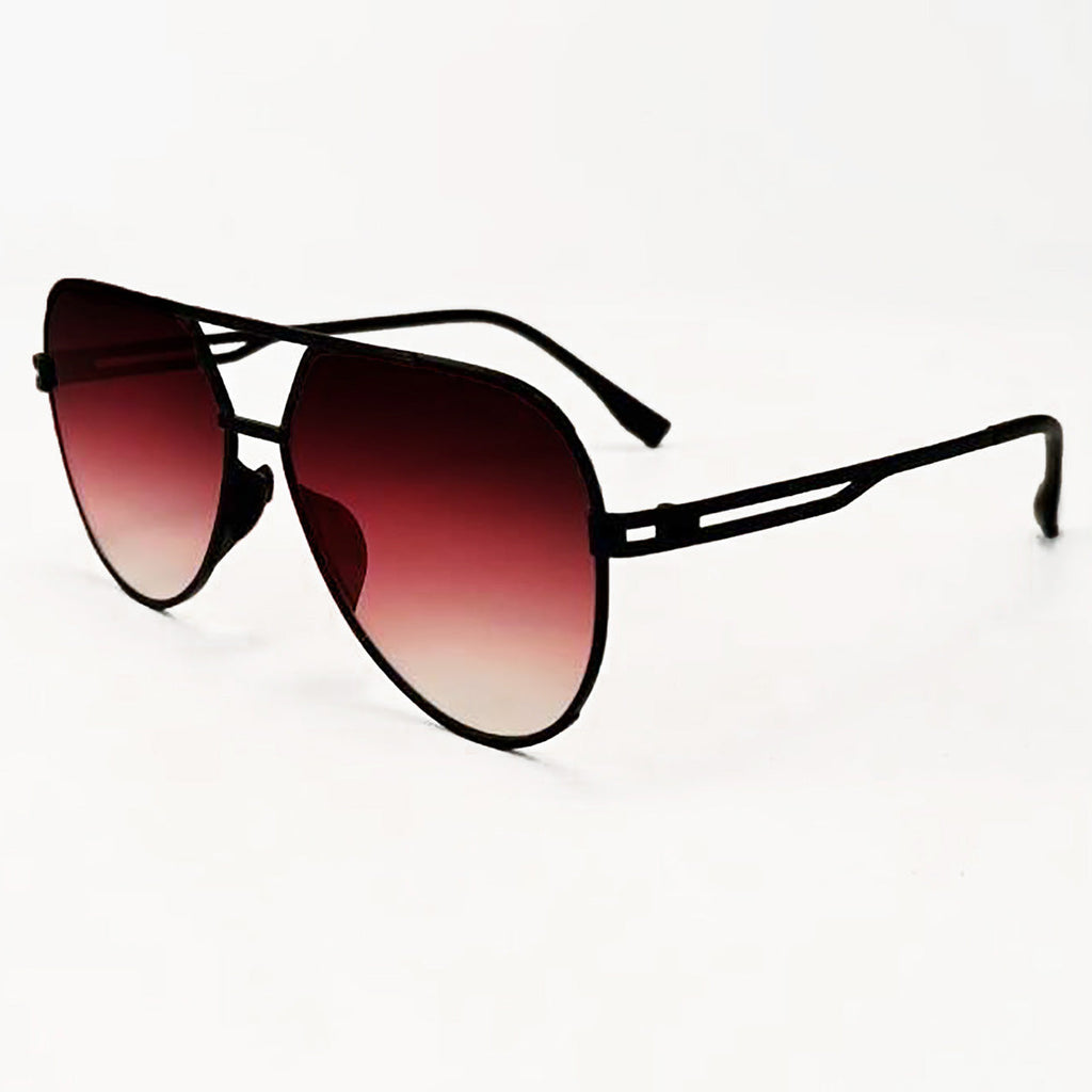 TopFoxx Untangled x Emily Ruby Tangle-Free Aviator Sunglasses