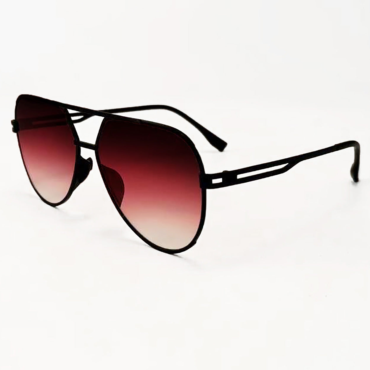 TopFoxx Untangled x Emily Ruby Tangle-Free Aviator Sunglasses