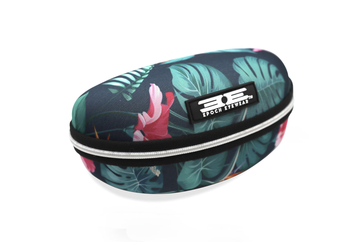 Epoch Eyewear Zippered Hard Sunglass Case – Black, Flag, Camo & Floral