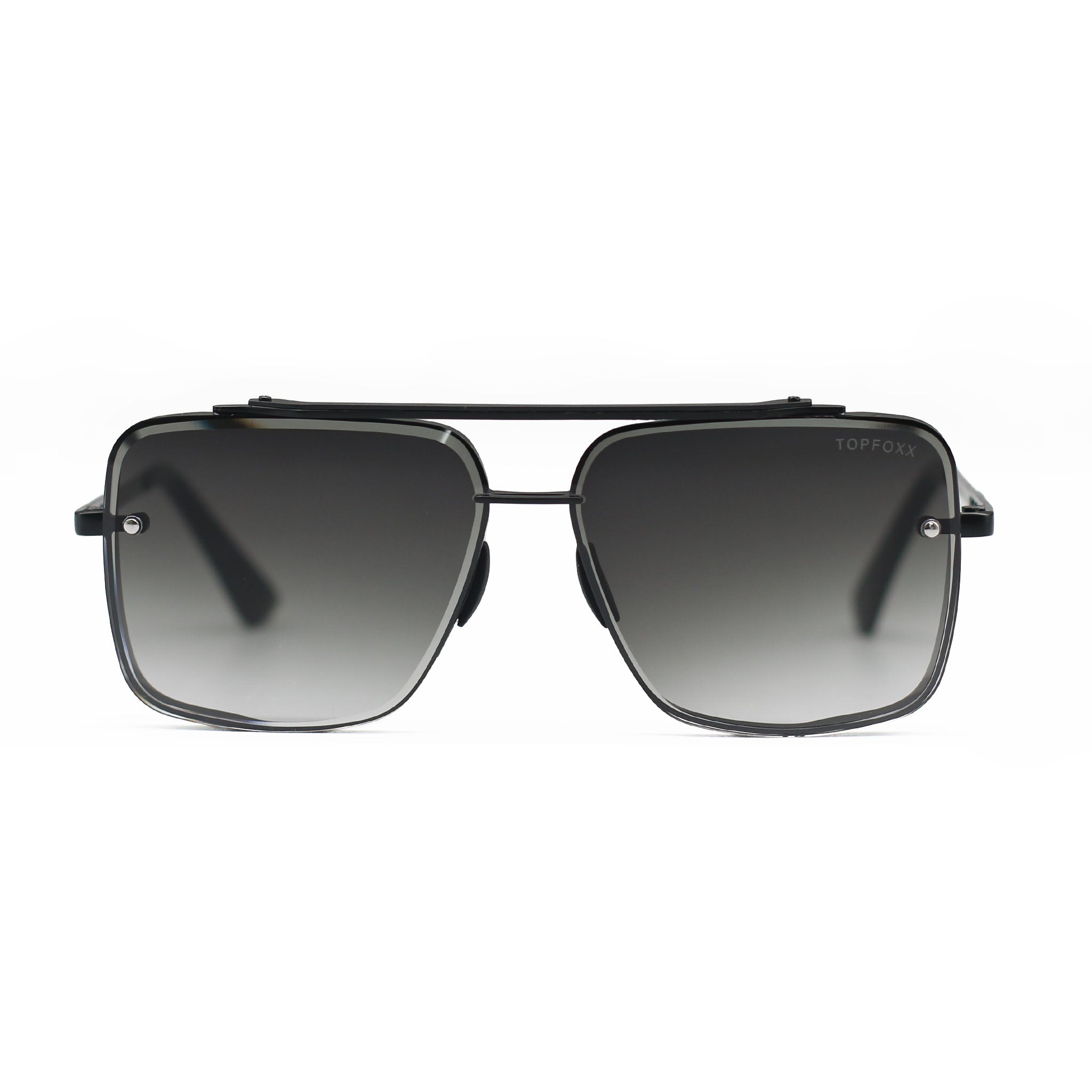 TopFoxx Smaller Bella Midnight Tangle-Free Aviator Sunglasses