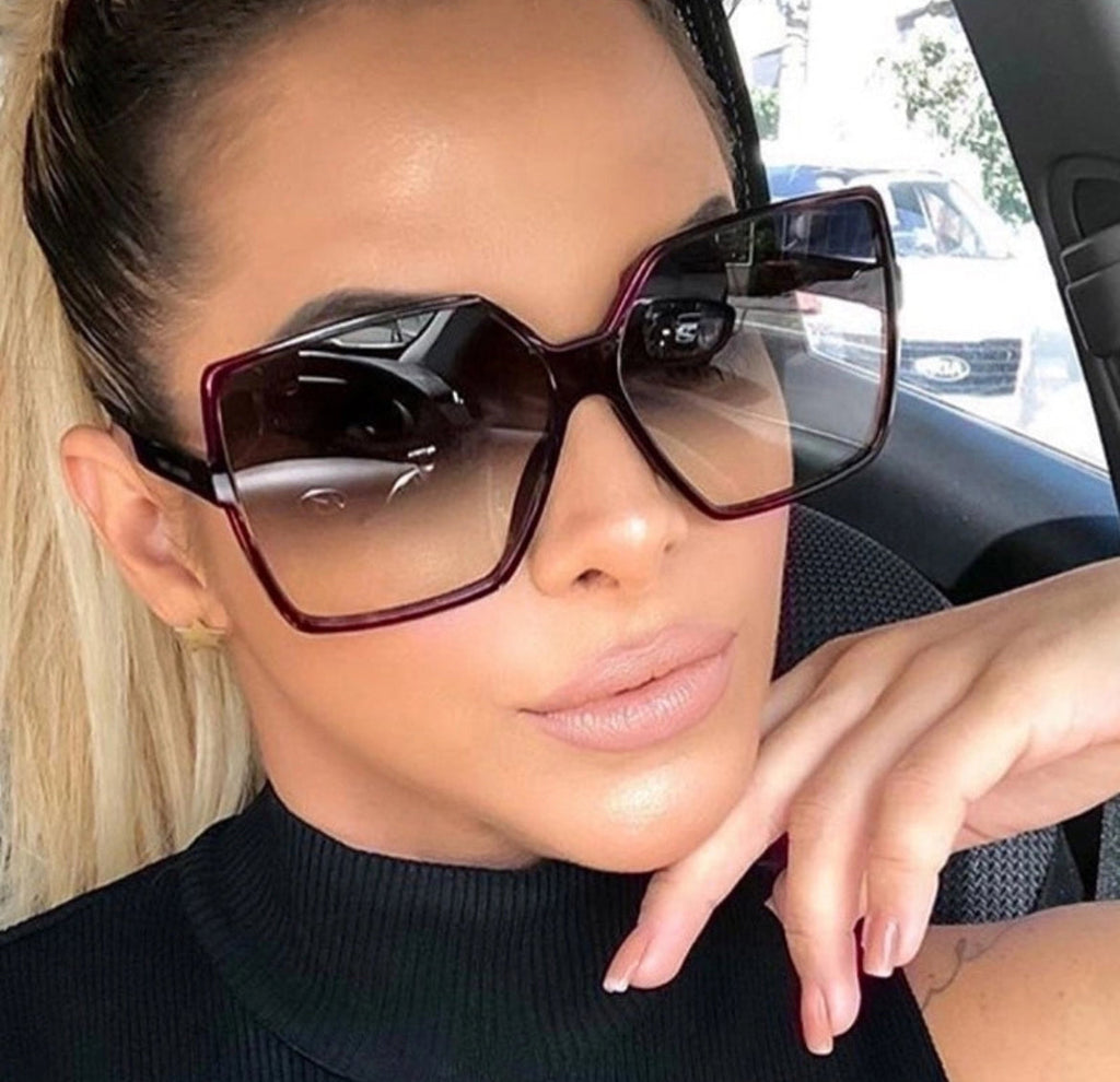 Retro Gradient Square Sunglasses – Vintage Style