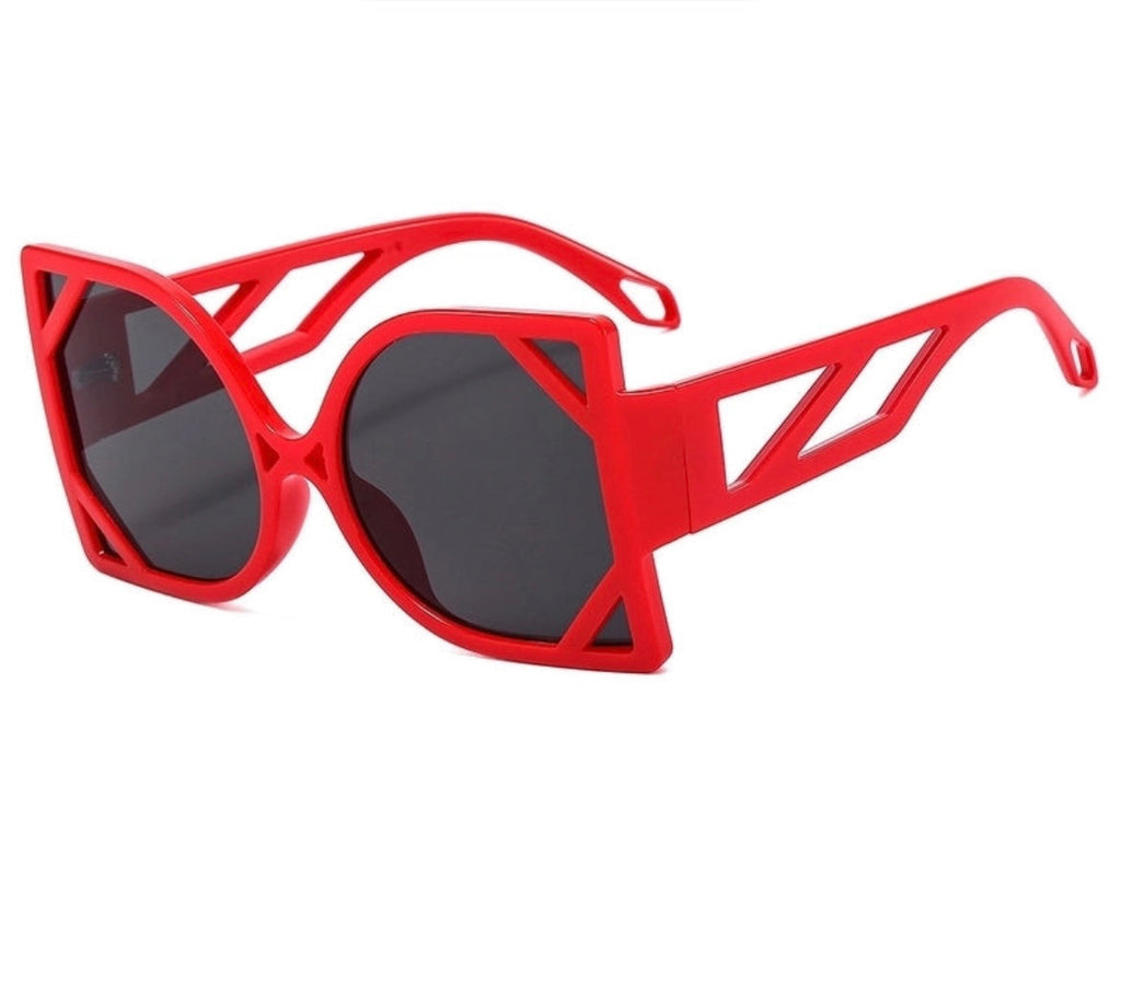 Pretty Little Patriot Boujee Boat sunglasses with stylish frames and tinted lenses, perfect for sunny outdoor wear.