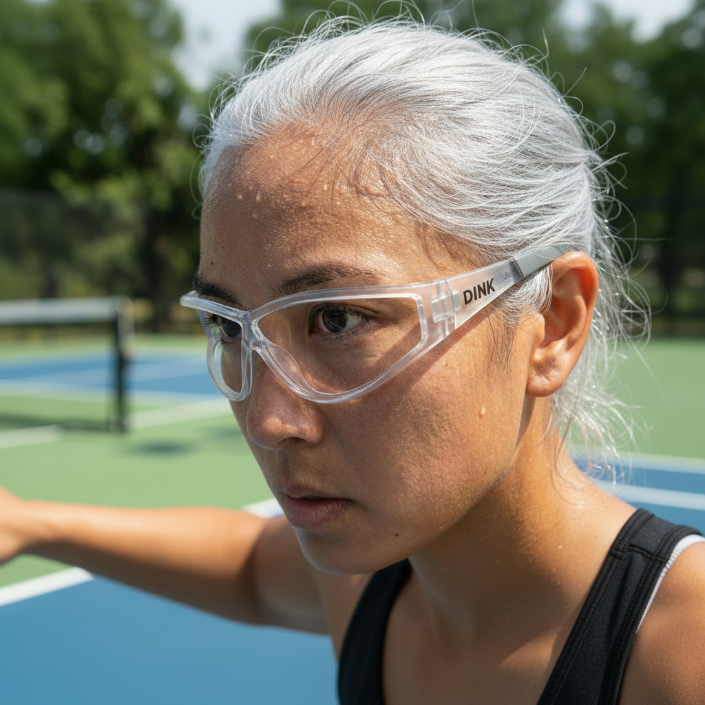 Dink Eyewear Opaque Pickleball Shield – Fog-Free Sport Glasses for Court Play