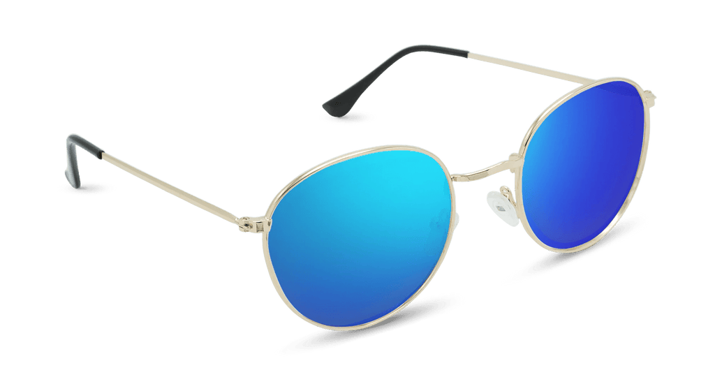 Greenwich Polarized Round Metal Sunglasses – Bohemian Unisex Style | Nectar