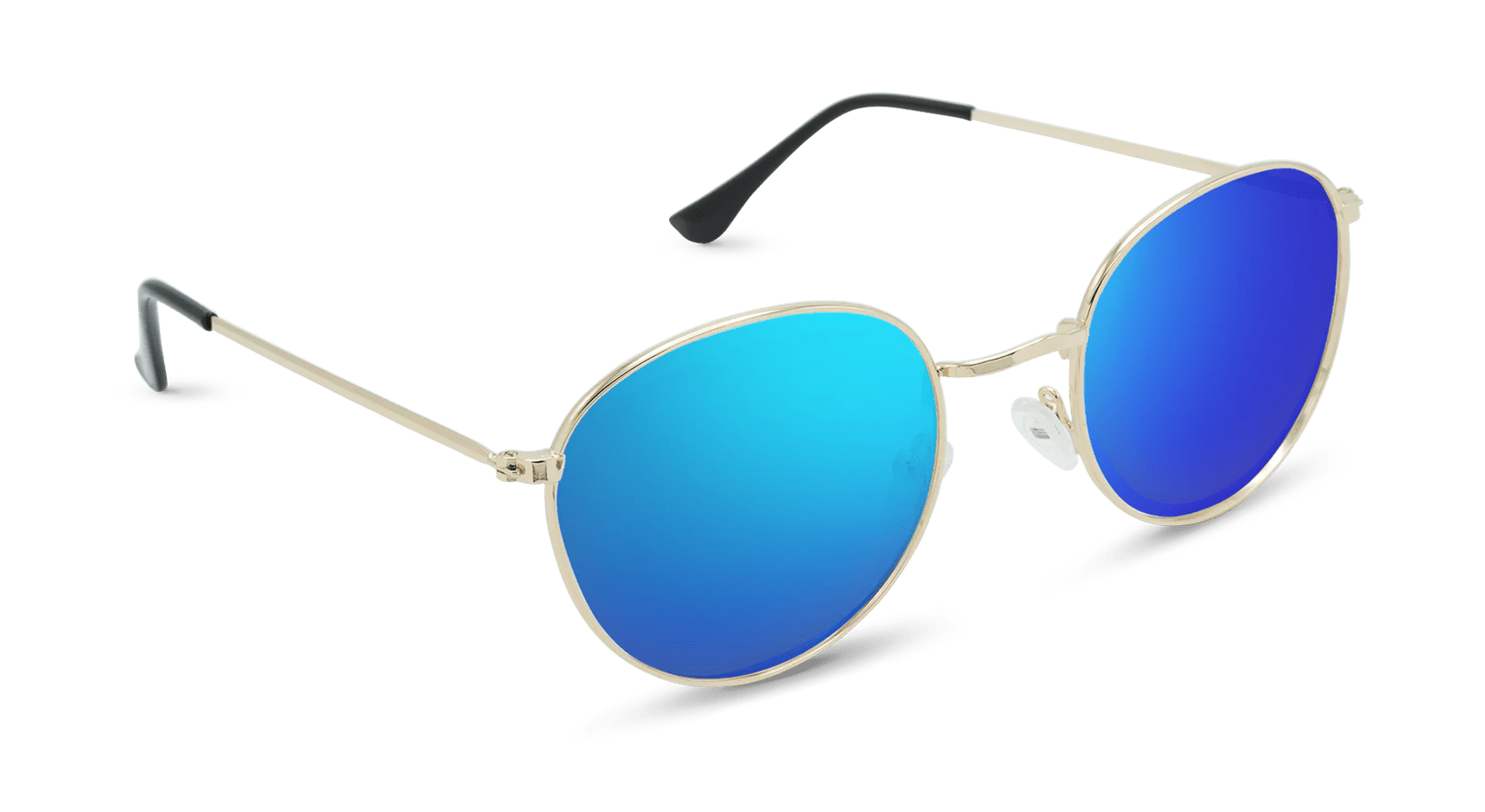 Greenwich Polarized Round Metal Sunglasses – Bohemian Unisex Style | Nectar