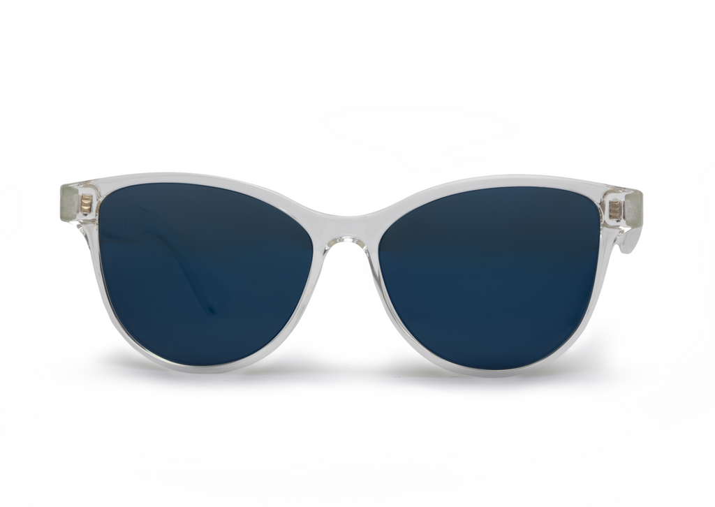 Skeleton Optics Mia Crystal Gloss Polarized Sunglasses for Men & Women