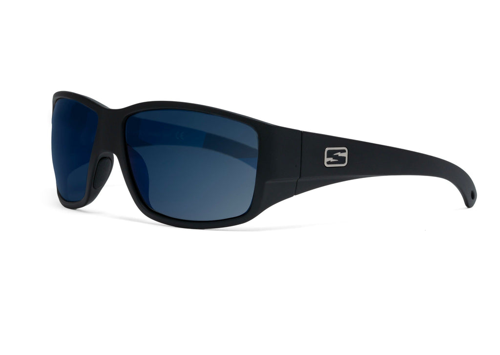 Skeleton Optics Renegade XL Matte Black Polarized Sunglasses for Men & Women
