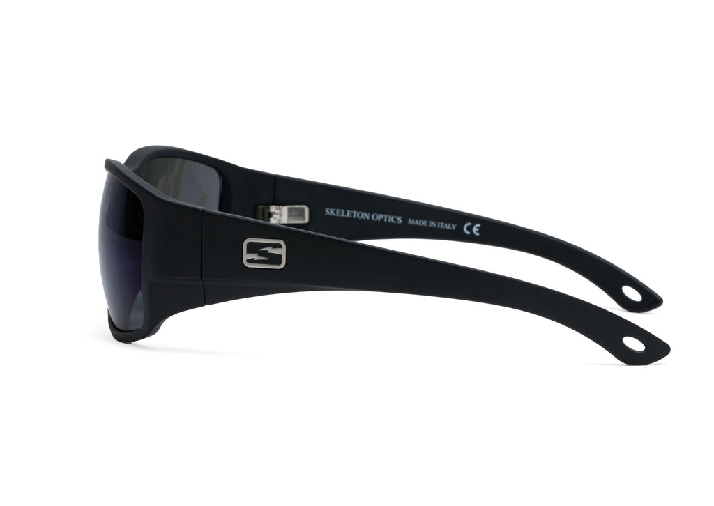 Skeleton Optics Renegade XL Matte Black Polarized Sunglasses for Men & Women