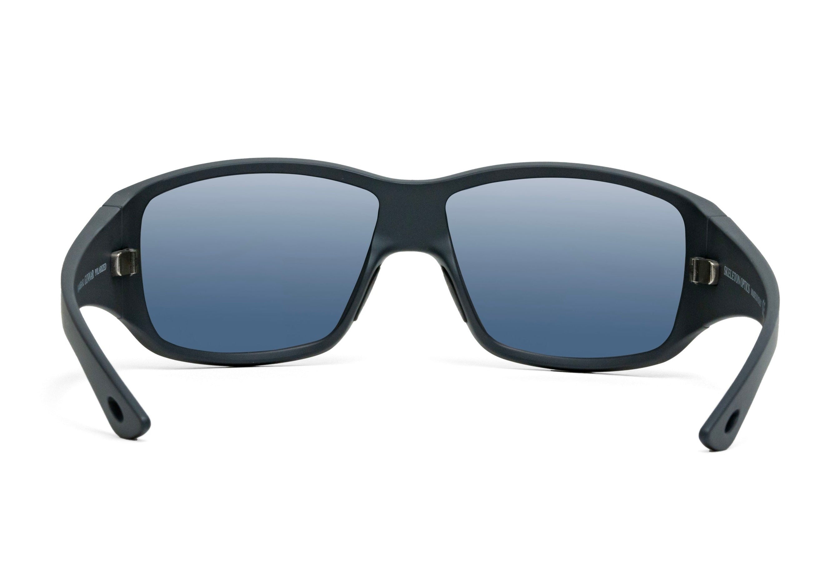 Skeleton Optics Renegade XL Matte Gray Polarized Sunglasses for Men & Women